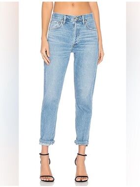 AGOLDE Jamie High-Rise Straight Leg Jeans in Brooklyn Size 32 27” Inseam